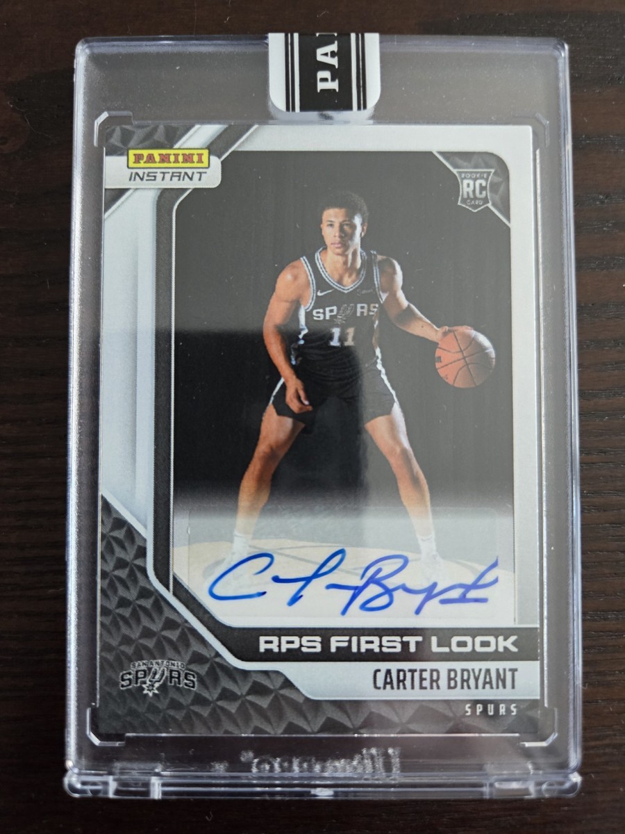 PITBABE トレカ First Premiere Carter Bryant 2025-26 Panini Instant Rookie Premiere RPS First