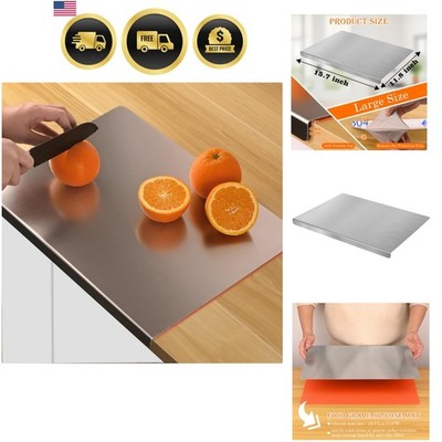Large Stainless Steel Cutting Boards for Kitchen, Cutting Board with Counter ...