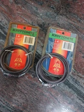 Two New Kryptonite  4 digit Combo Cable Lock 5 foot New In Original Package 
