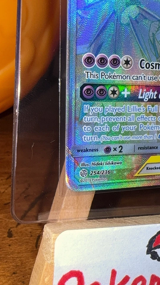 Solgaleo & Lunala GX (Secret) 254/236 - SM Cosmic Eclipse - Pokemon TCG - MP - Image 4 of 4