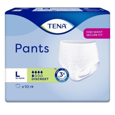 2x TENA PANTS Discreet L bei Inkontinenz 10 ST