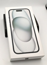 Apple iPhone 15 Black 128 GB w/ literature and Sticker Empty Box Only