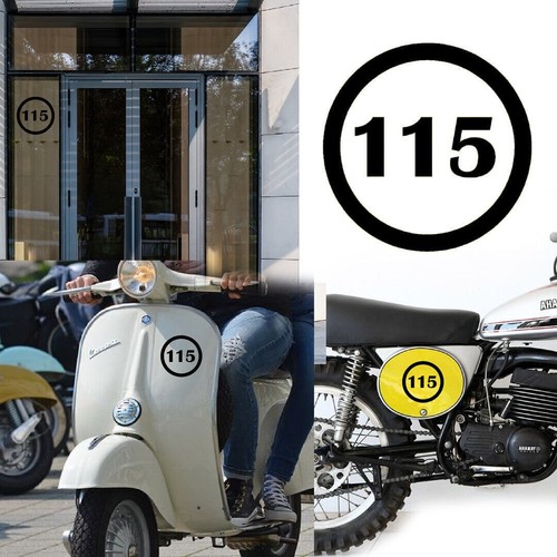 Number 115 v1, Sticker Vinyl | eBay