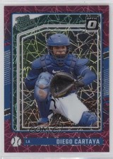 2024 Donruss Optic Rated Prospects Pink Velocity Prizm 43/79 Diego Cartaya 19l7