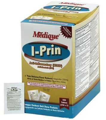 Medique IPrin Ibuprofen pain Relief 500/bx | 12/2026 EXP