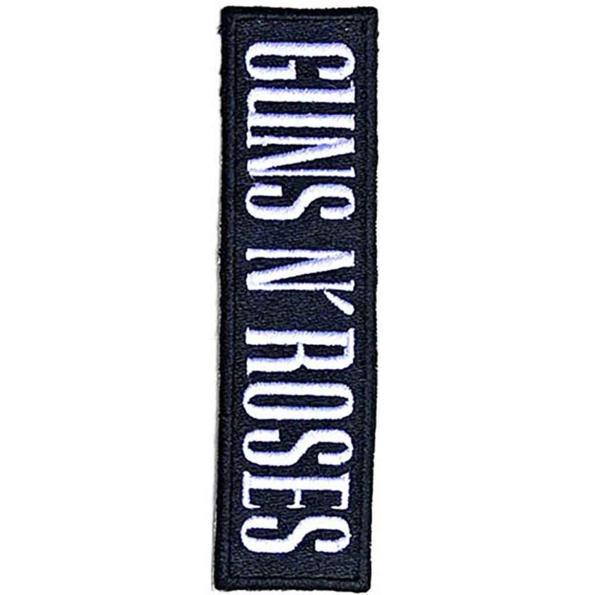 Guns N' Roses Woven Patch: Text Logo - Rock Band Merch Badge Iron-On Applique