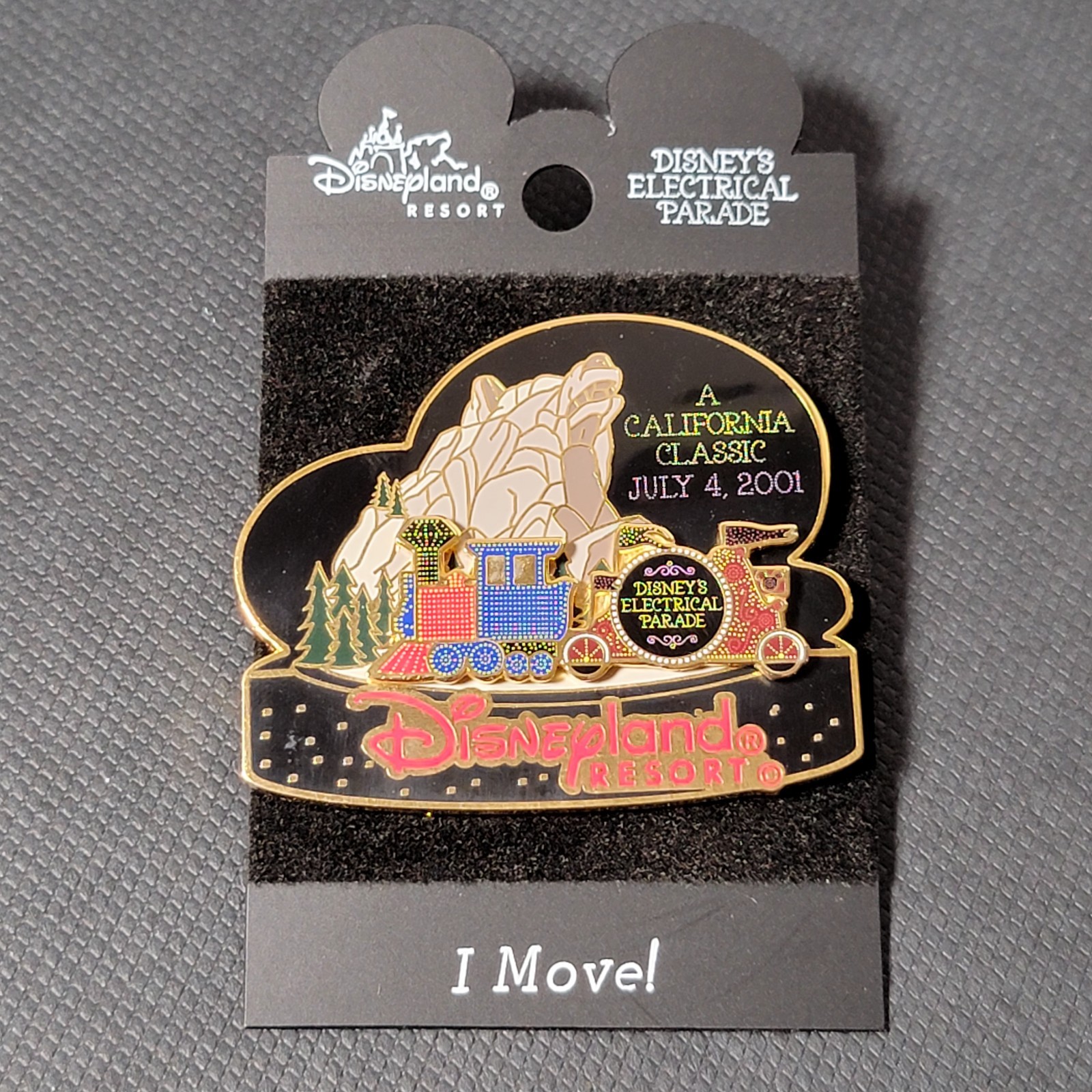 Rare Vtg 2001 Disney Land Resort Pin Disney Electrical Parade Classic Slider PA