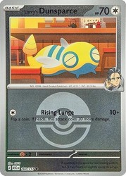 Larry's Dunsparce 163/217 Mega Evolution: Ascended Heroes Poke Ball Reverse Holo