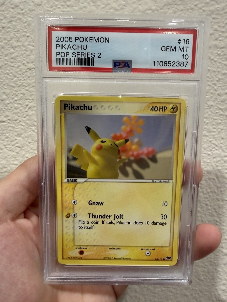 Pokemon 2005 Pikachu # 16 POP Series 2 PSA 10 (Yuka Morii) Pop 144