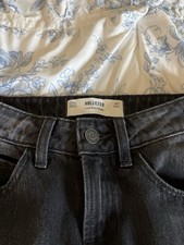 Hollister Women s Low Rise Baggy Black Dark W...