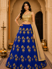 Party Wear Indian Wedding Chunri Ethnic Lehenga Lengha Ghagra Top Chaniya Choli