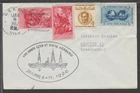 ✔️ USA RARE COVER USS ESSEX 1962.