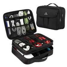 Electronics Organizer, Waterproof Travel Electronic Accessories Case Portable