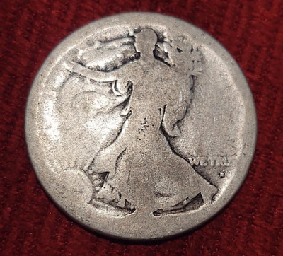 1917-D/S Walking Liberty Half Dollar Variety more visible than date Lowball