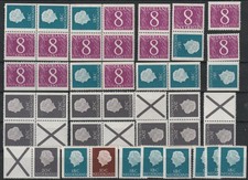 69) NETHERLANDS 1965 / 1966 - NEDERLAND STAMPS FROM BOOKLETS - MNH POSTFRISCH