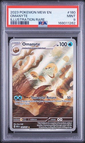 Omanyte graded PSA 9 for sale on eBay