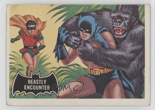 1966 OPC Batman Black Bat #50 Beastly Encounter