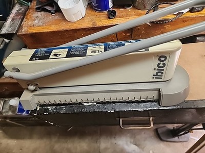 Ibico Eb-19 Manual Punch/ WITH Binders, Binding Machine plastic, Wire Spiral 