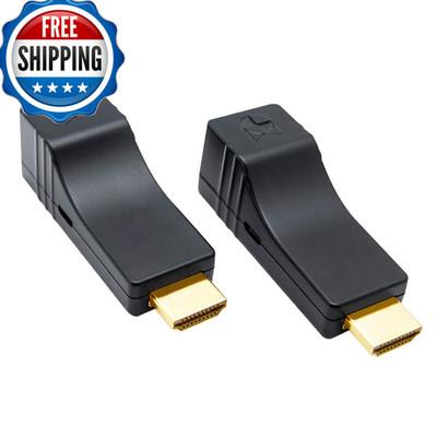Ddmall Mini Hdmi Extender 1080P60Hz Up To 196Ft/60M Over Single Cat5E/Cat6/Cat7