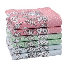 HOULIFE Handkerchief for Women, Soft Cotton Floral Printing Handkerchiefs Lad...