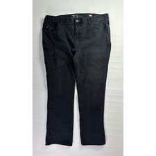 Ariat Rebar M7 Slim Straight Leg Black Work Pants Mens Size 40 30