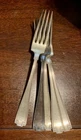 (5) Gorham Etruscan PAT. 1913 Sterling Silver Flatware Fork 7.5" No Mono, Estate