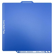 257x257mm Cold PEI Build Plate for Bambu Lab P1P/P1S/P2S/X2D/A1/X1/X1C, Low Temp