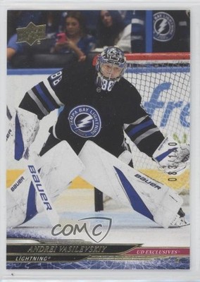 2024-25 Upper Deck Series 2 Exclusives 83/100 Andrei Vasilevskiy #405 10aa