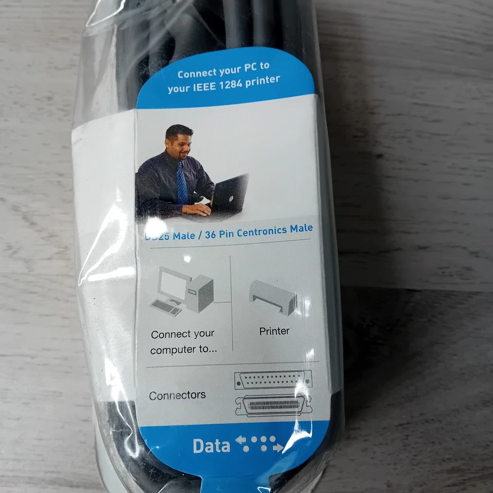 BELKIN IEEE 1284 PRINTER CABLE 3M - NEW IN BOX - Image 3 of 4