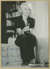 Delphine Seyrig (1932-1990) - French actress - Rare in person signed photo - 70s