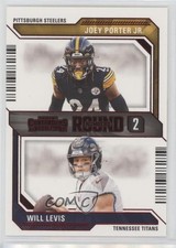 2023 Panini Contenders Round Numbers Red Joey Porter Jr Will Levis #10 3sh