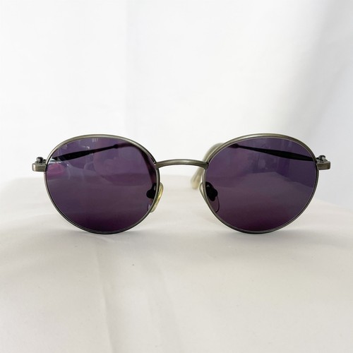 GUCCI Vintage GG Sunglasses Gray Violet Lens 1990s - Picture 3 of 9