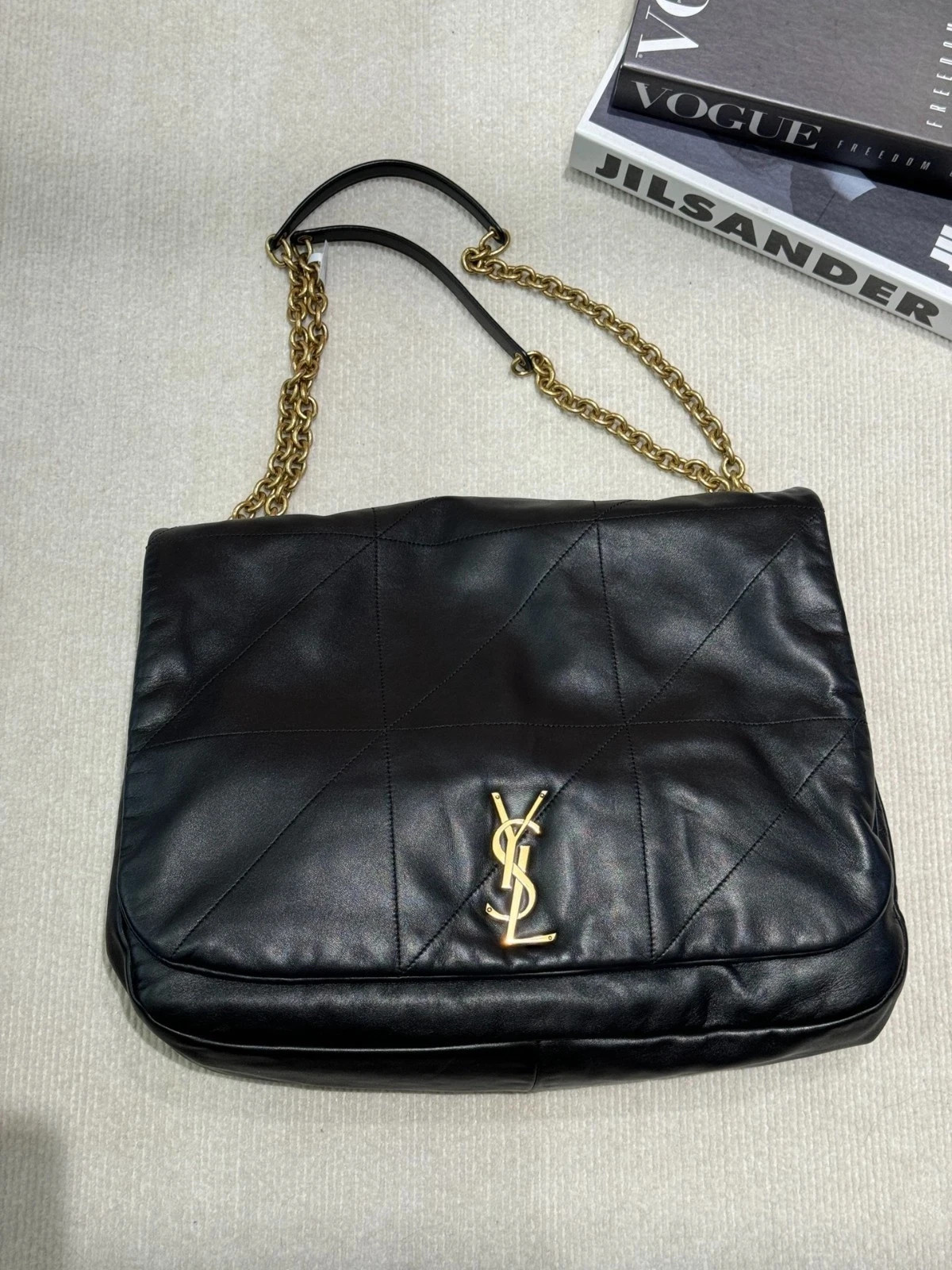 Yves Saint Laurent Jamie 4.3 Maxi YSL Leather Shoulder Bag
