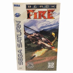 Black Fire (Sega Saturn, 1995) CIB Complete w/ Manual + Reg Card Tested