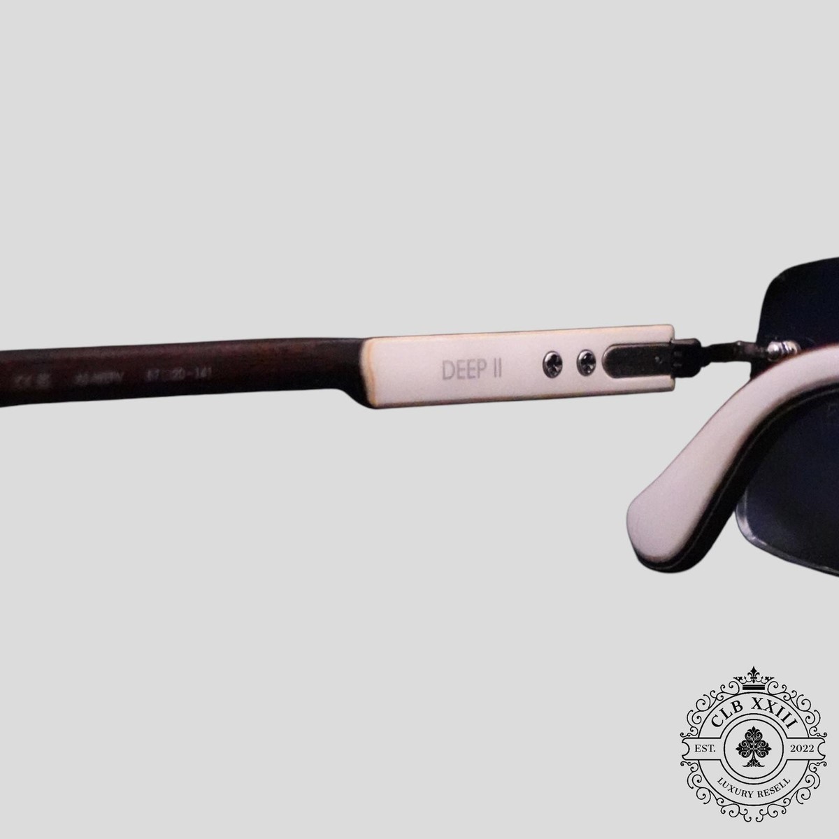 Chrome Hearts Deep II Sunglasses in White/Silver | eBay