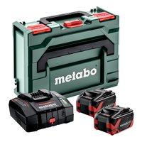 Metabo Basis-Set 2 X Lihdx 8.0 Ah + Asc 290 + Metabox 145
