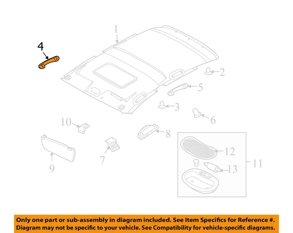 ПОДХОДИТ ДЛЯ 2006-2011 CHEVROLET PONTIAC AVEO AVEO5 РУЧКА, ASST 96650220 - НОВЫЙ OEM - Изображение 3 из 4
