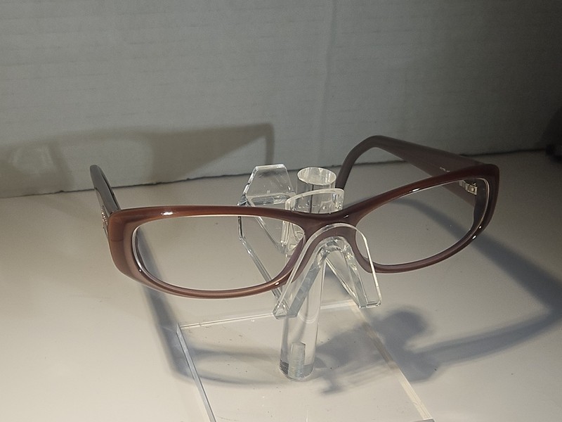 "Pre-owned" Women's Fendi F717R 689 Pink Eyeglass Frames Only