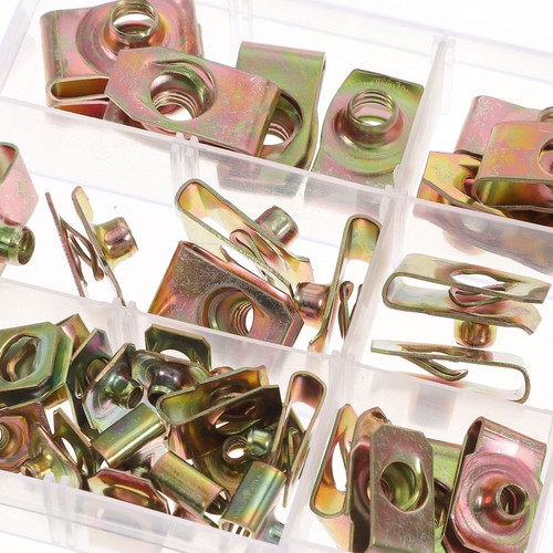 60 Pcs Automotive Body Parts Car Retainer Clips Set Automobile Clamp Nut - Bild 9 von 10