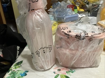 Tupperware Lunch Set Pink Set 3