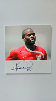 Maurice Edu, USA, original Autogramm