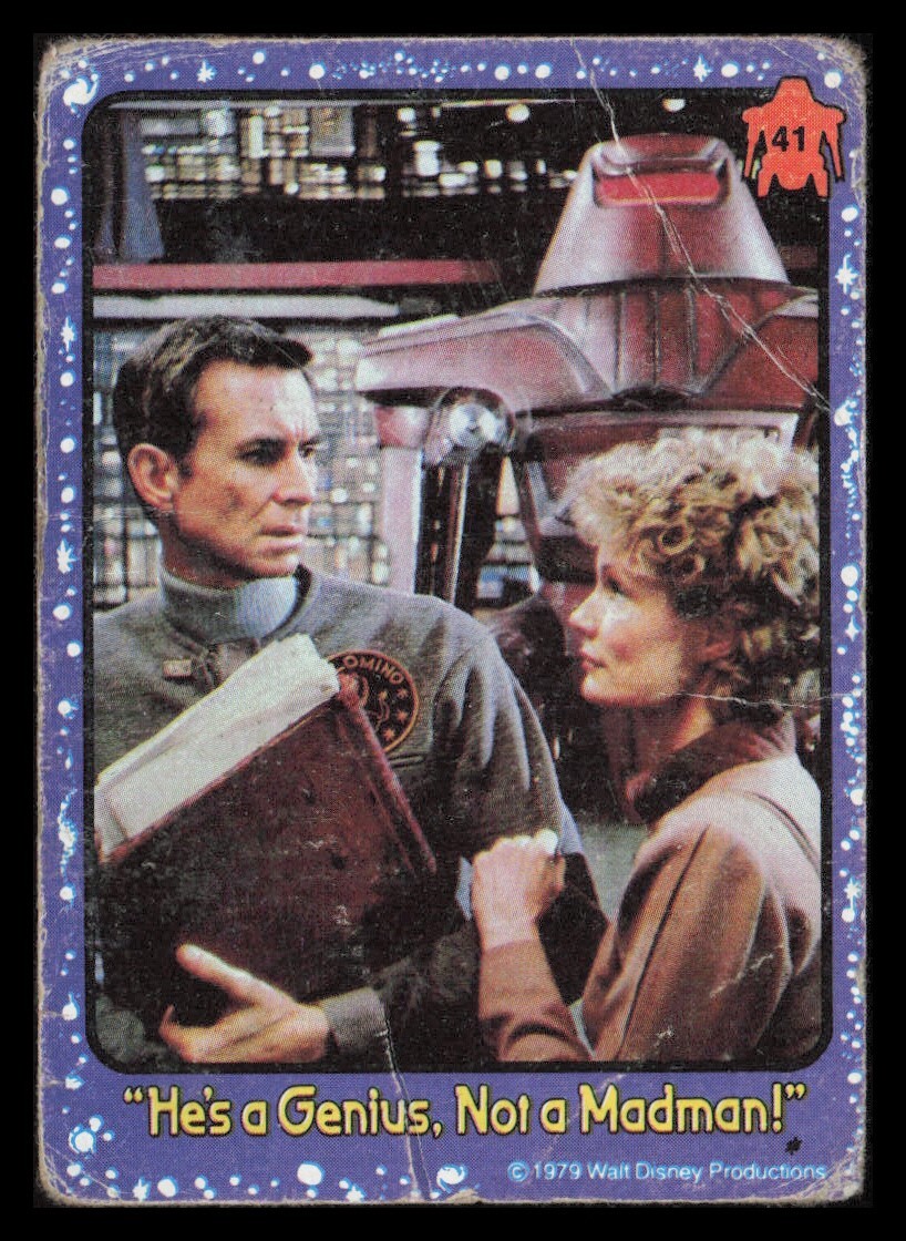 Two (2) 1979 Topps Disney The Black Hole Movie Trading Cards Two (2) 1979 Topps Disney The Black Hole Movie Trading Cards
