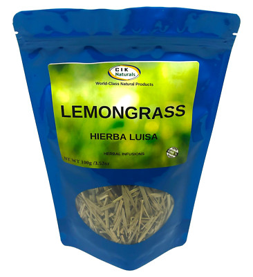 Lemongrass Tea Herbal Infusion Peruvian Hierba Luisa  Value Zip lock (100g)