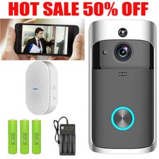 1000ft Wireless Door Bells Waterproof Long Range Plug in Home Cordless Doorbell