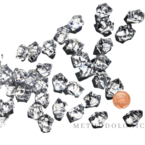 Methodologic 220Pcs/2lb 1" Table Accent Decor Arts & Crafts, Acrylic Gems Accent - Picture 2 of 5