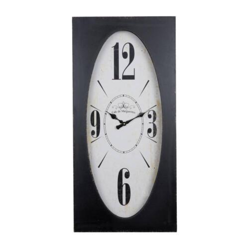 Yosemite Home Decor Wall Clock 31"H x 15" W x 2"D Rectangle in Distressed Brown