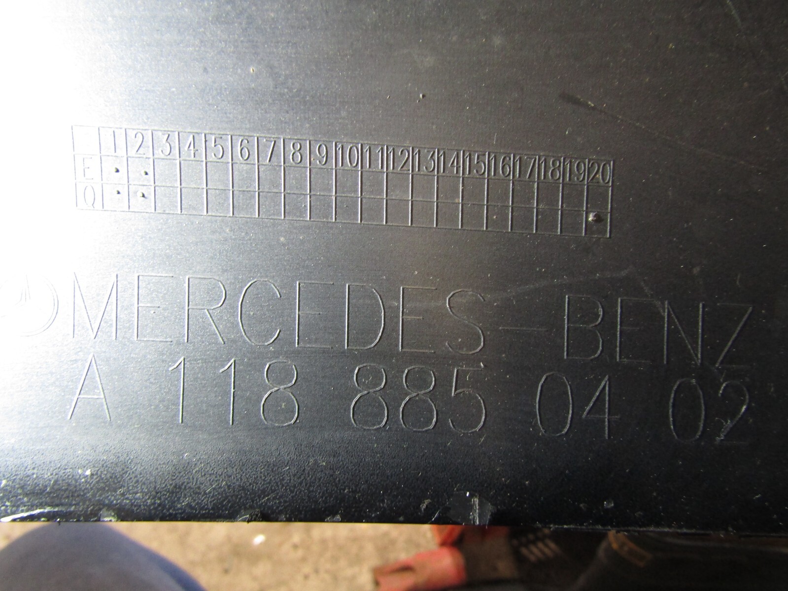 MERCEDES CLA C118 AMG 19 -ON REAR BUMPER DIFFUSER GENUINE  