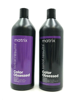 Matrix Total Results Color Obsessed Shampoo & Conditioner For Color Care 33.8 oz