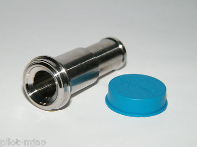 SWAGELOK: S/S 316 1/2'' X 1/2'' GLAND FITTING, # 316L-8-VCR-3A, NEW, NOS