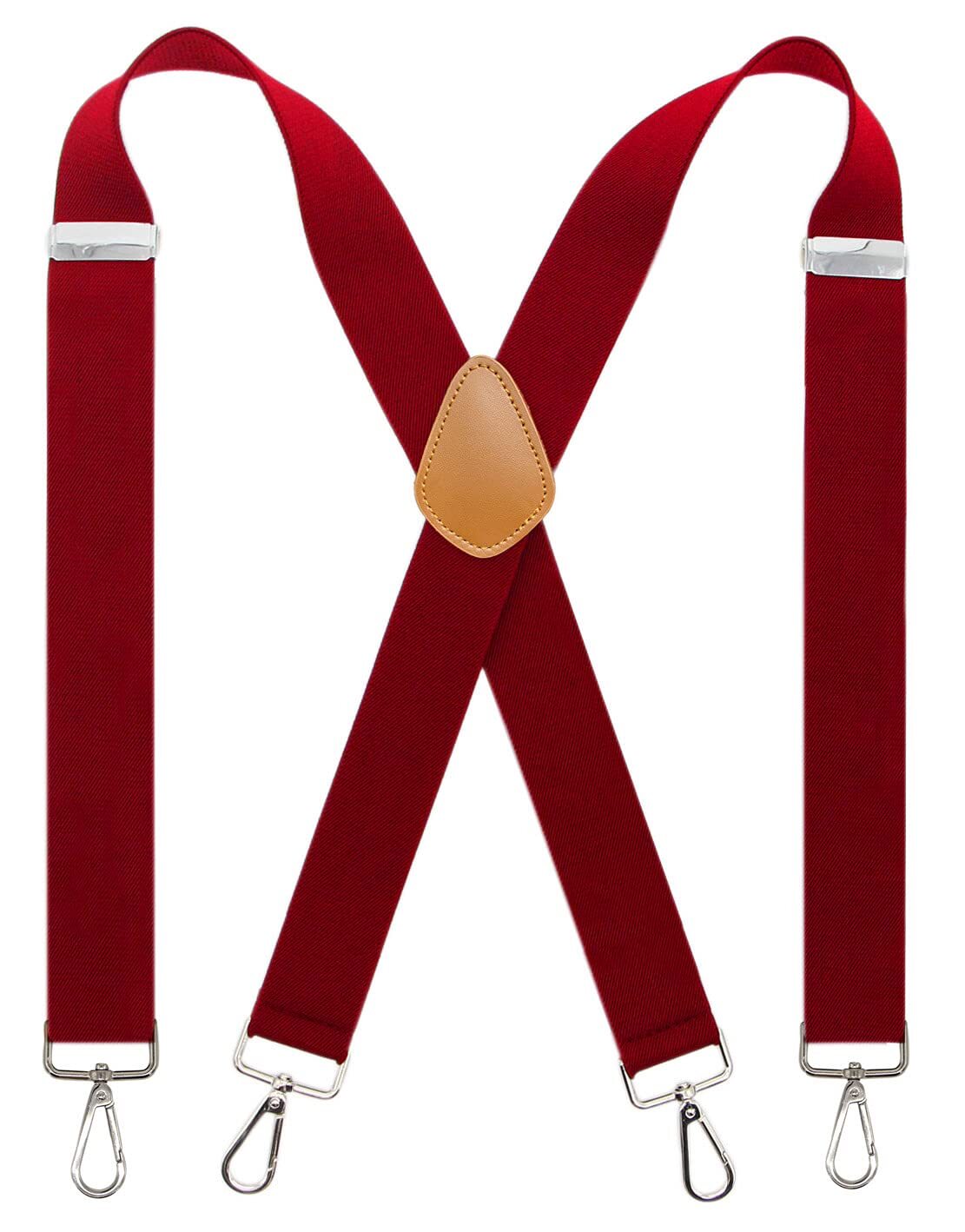 Cedrainy Suspenders For Men 1.4 Inch X Back Wide Suspender Heavy Duty Swivel ...